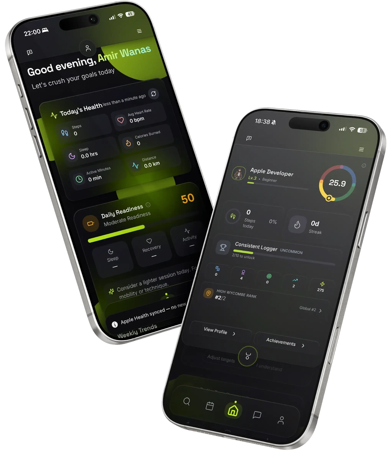 FitConnect app on mobile devices