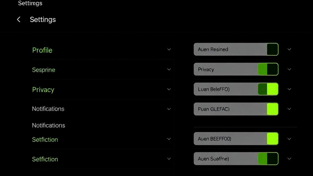 Client settings page with profile tab selected